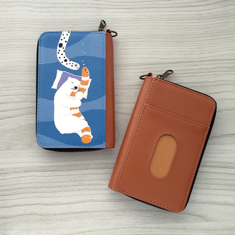 眠りシロクマ パス&コインケース