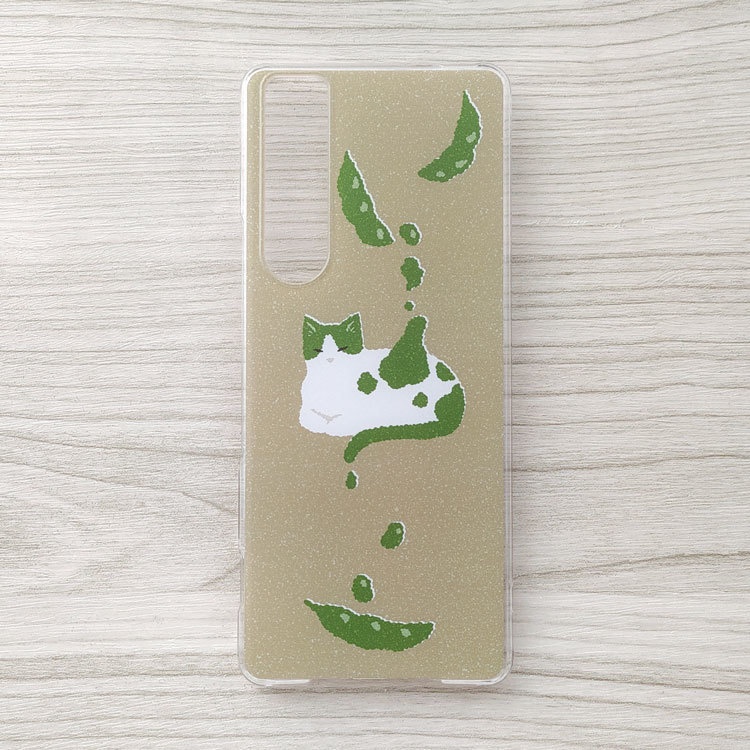 ずんだ猫 スマホケース
