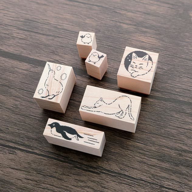 キーウィ ラバースタンプ