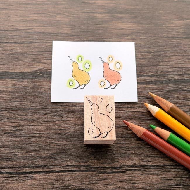 キーウィ ラバースタンプ