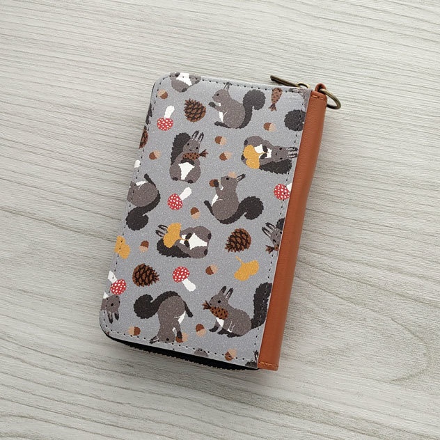 エゾリス パス&コインケース