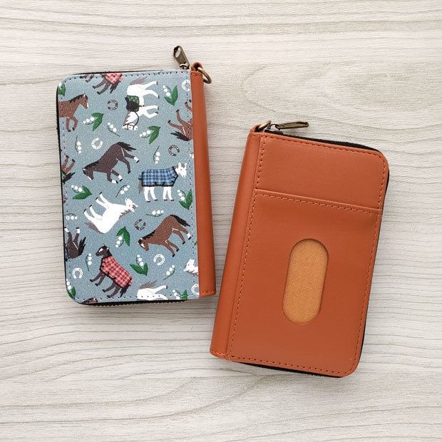 馬 パス&コインケース