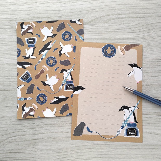 文具アデリーペンギン レターセット