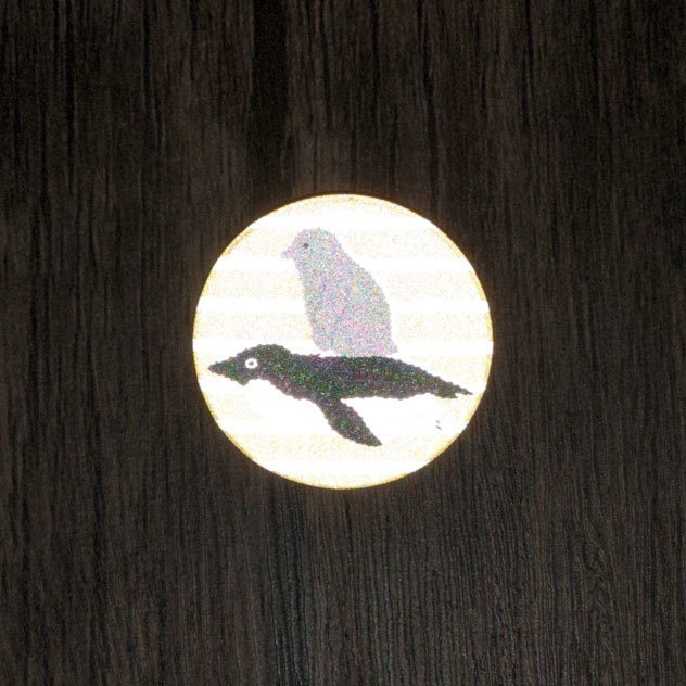 親子アデリートボガン リフレクター 缶バッジ 44mm