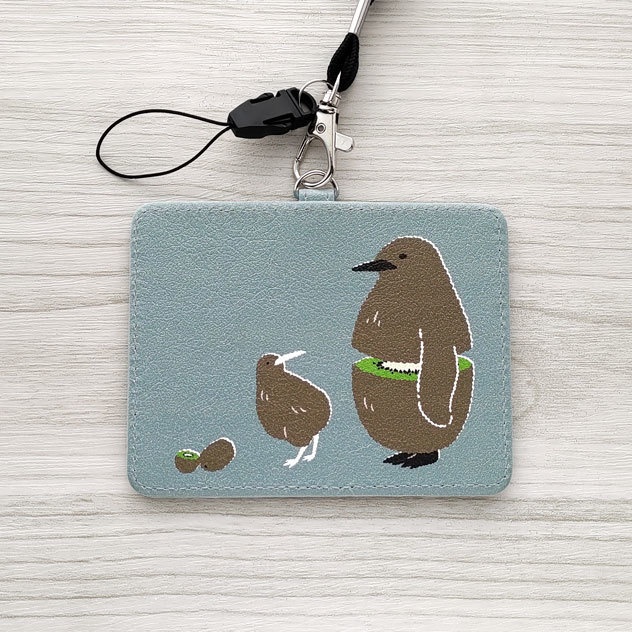 キウイなキングペンギン雛 IDカードホルダー