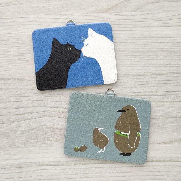 キウイなキングペンギン雛 IDカードホルダー