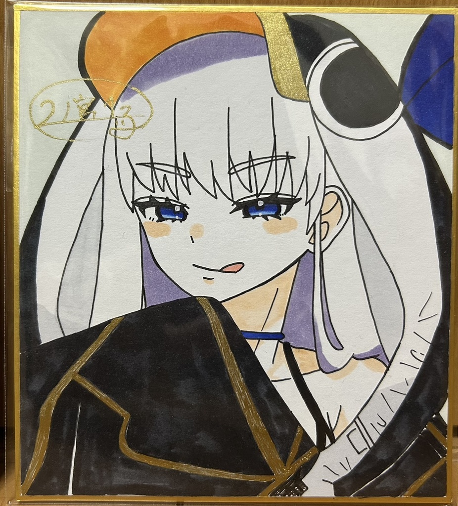 【FGO】手描きミニ色紙