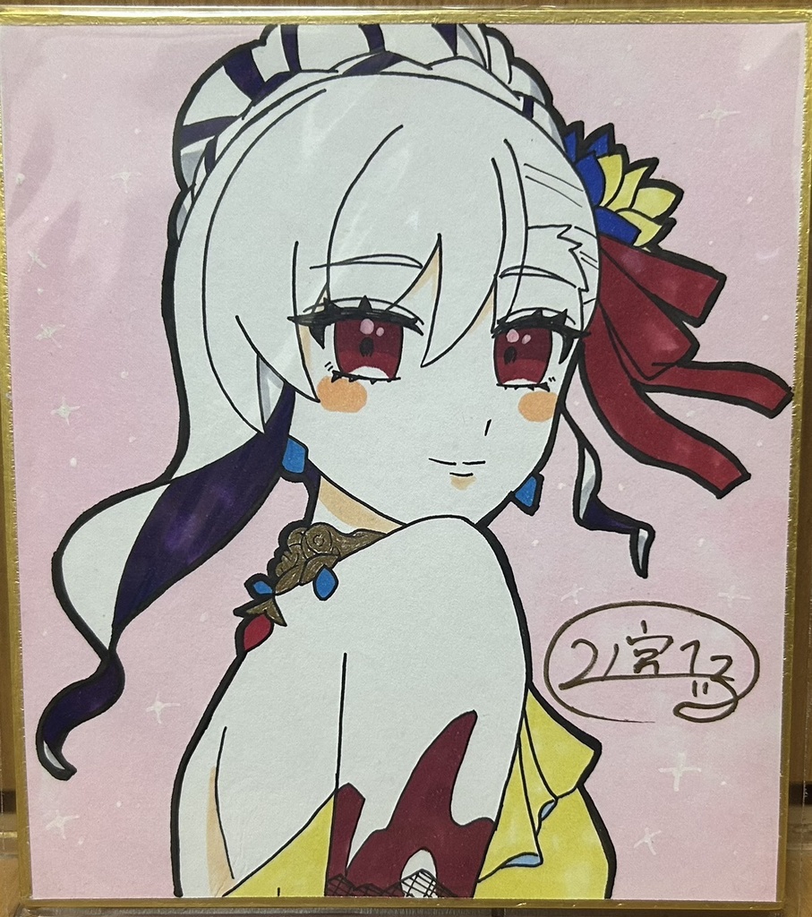 【FGO】手描きミニ色紙【全9種】