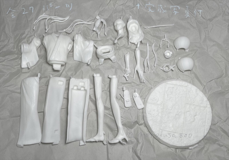 軽装にっかり青江1/8 ガレージキット 【受注生産】