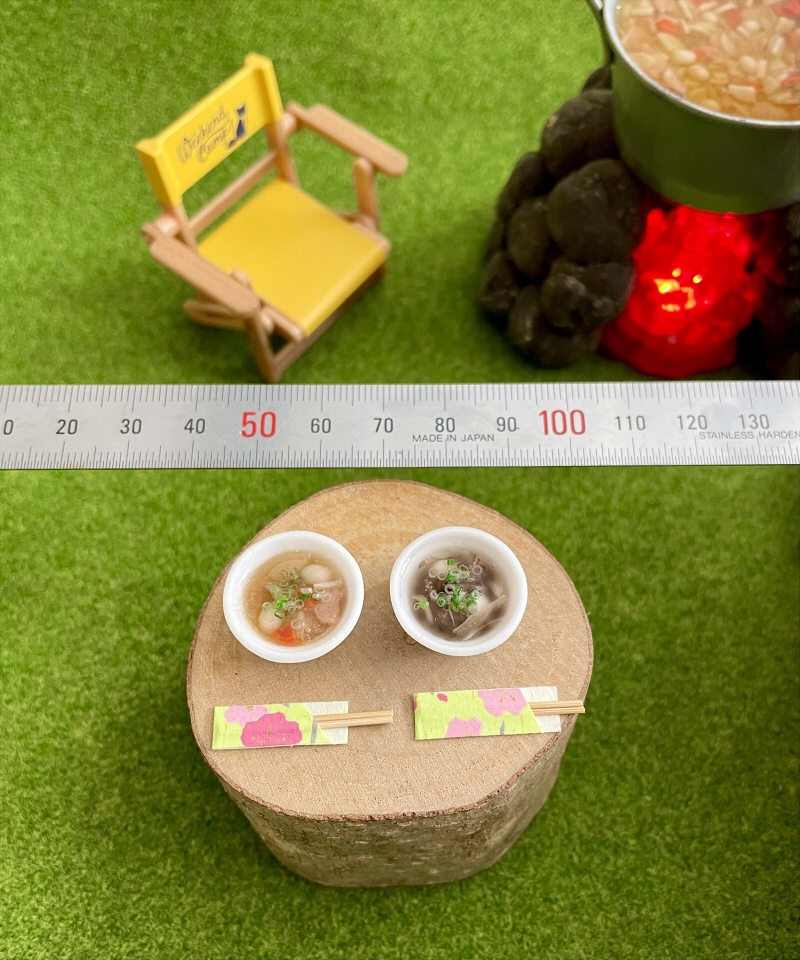 芋煮セット・ミニチュア