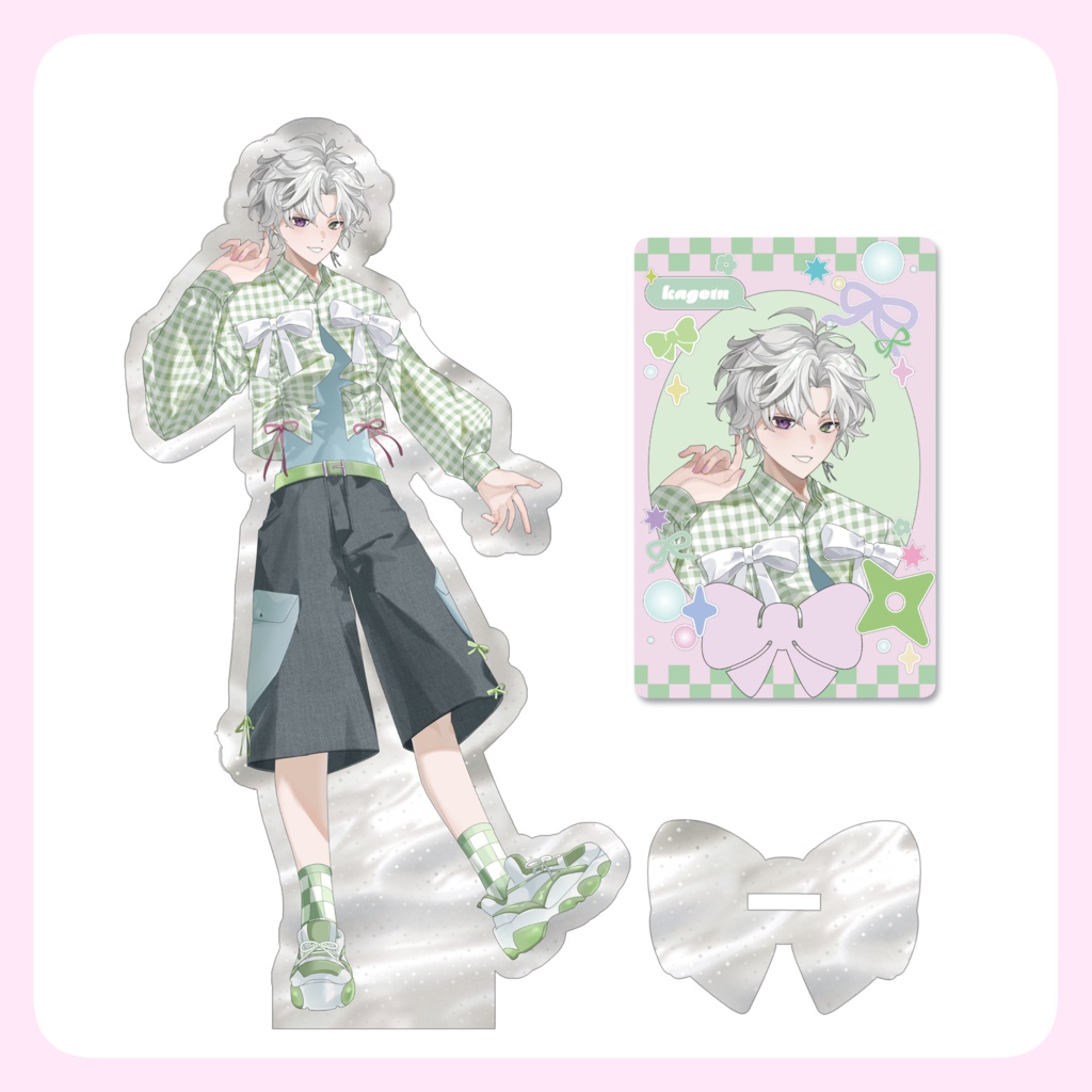 【非公式】Ribbon modea アクリルスタンド&トレカセット