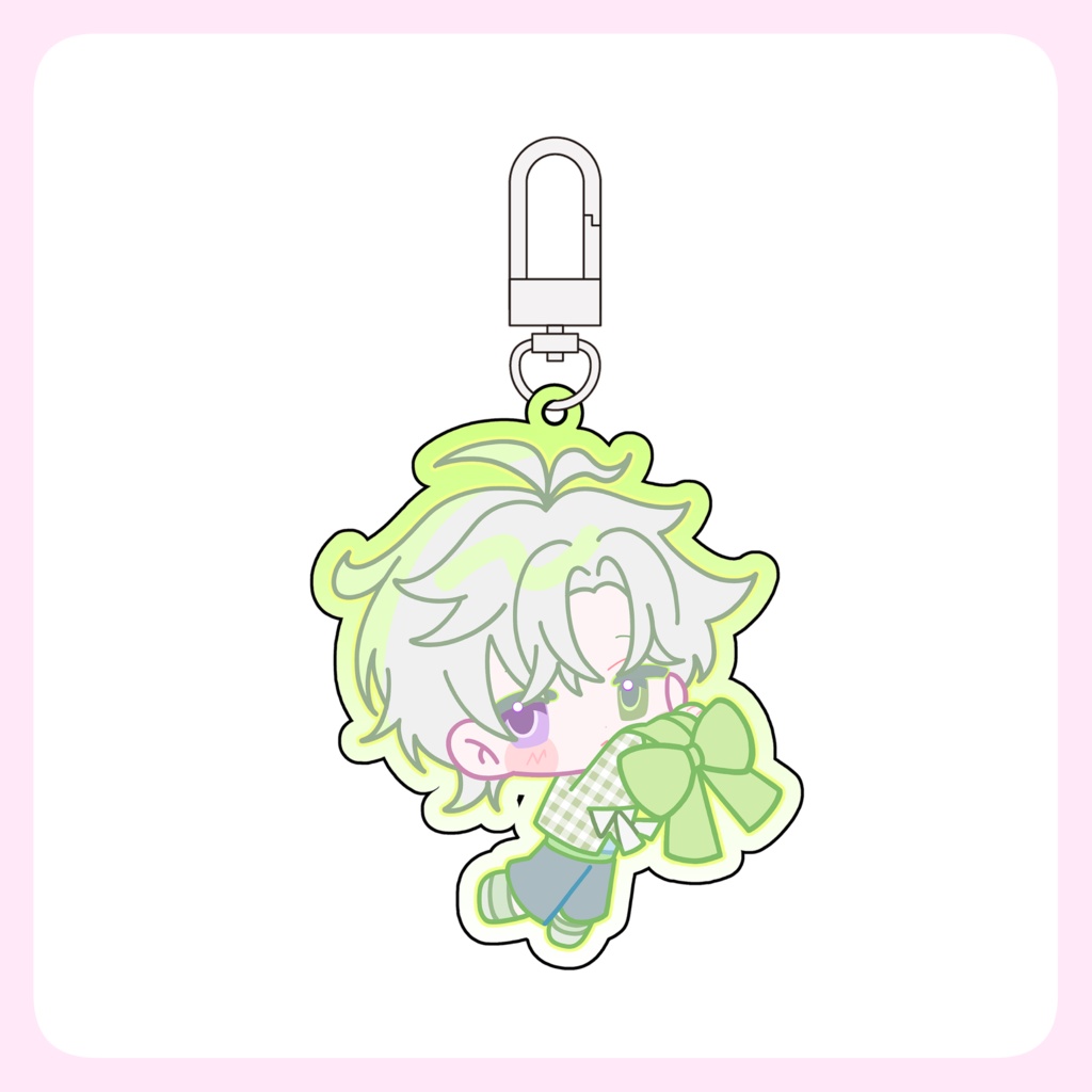 【非公式】Ribbon modea アクリルキーホルダー
