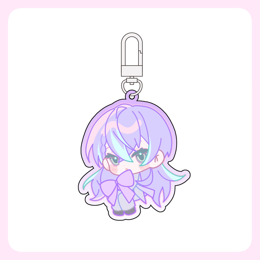 【非公式】Ribbon modea アクリルキーホルダー