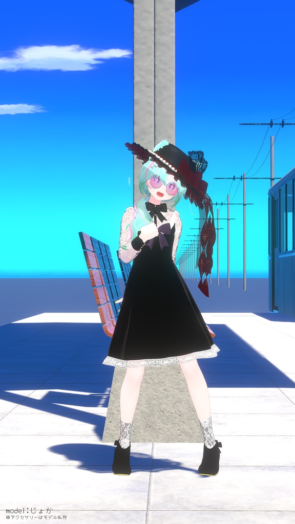 【トラスちゃん用】ゴシックワンピース