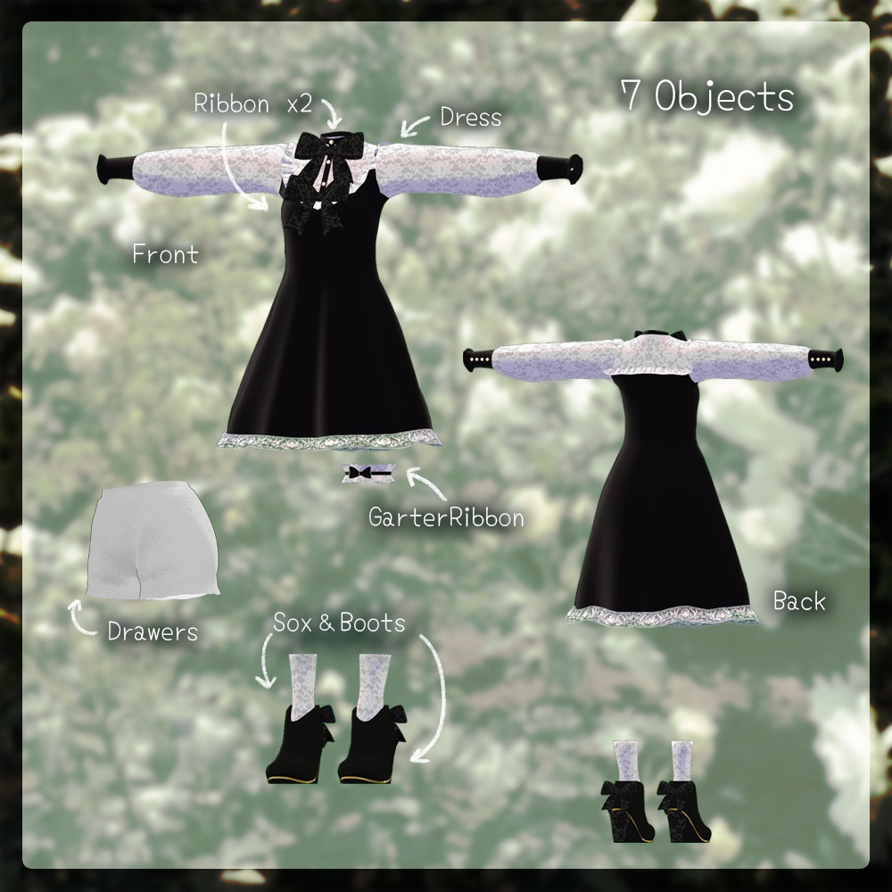 【薄荷ちゃん用】ゴシックワンピース