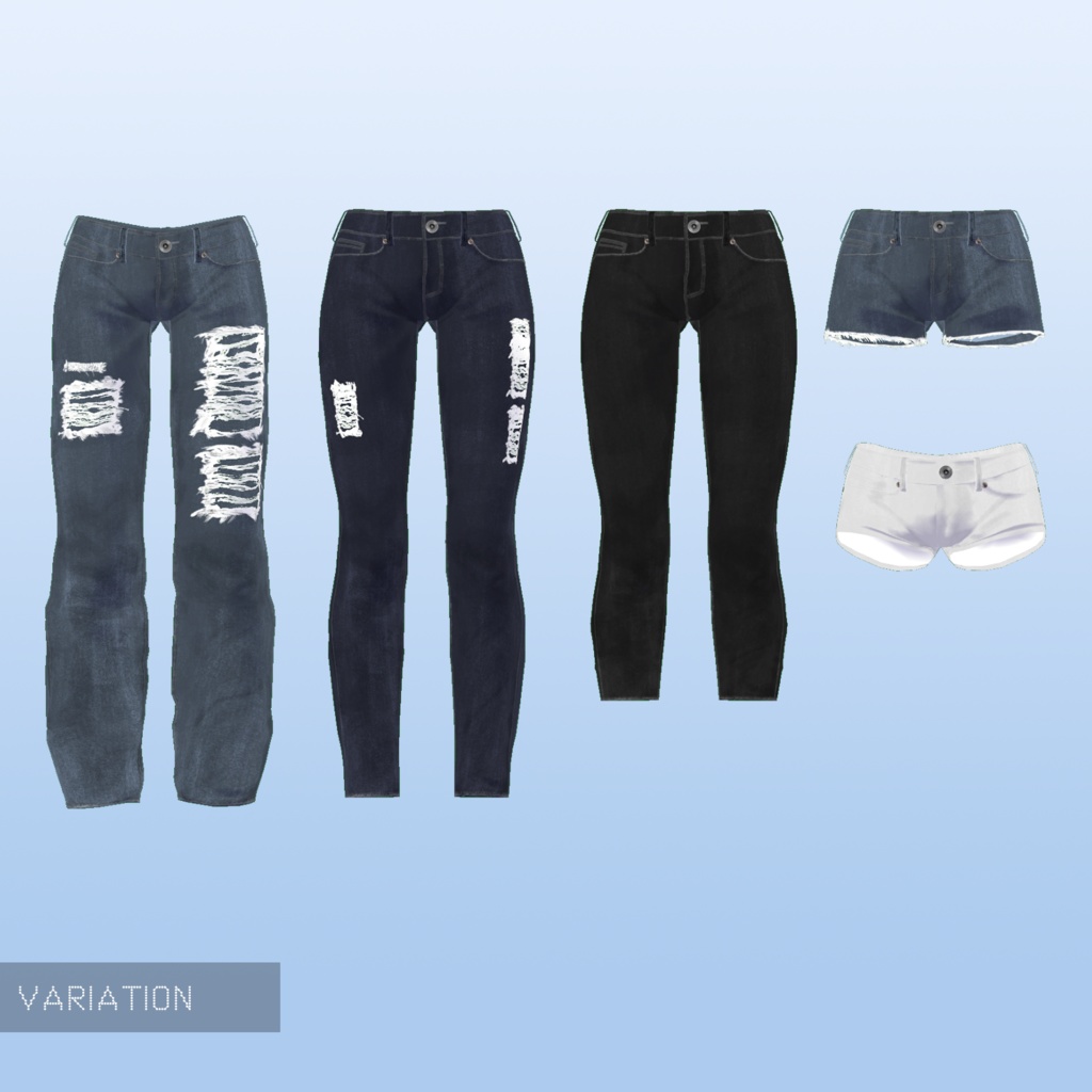 薄荷ちゃん用ジーンズ