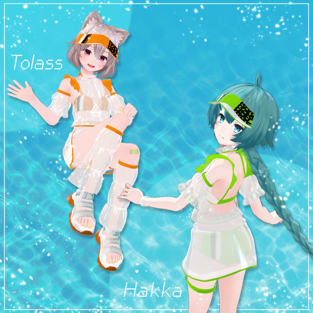 【3アバター対応】ビニールラッシュガード