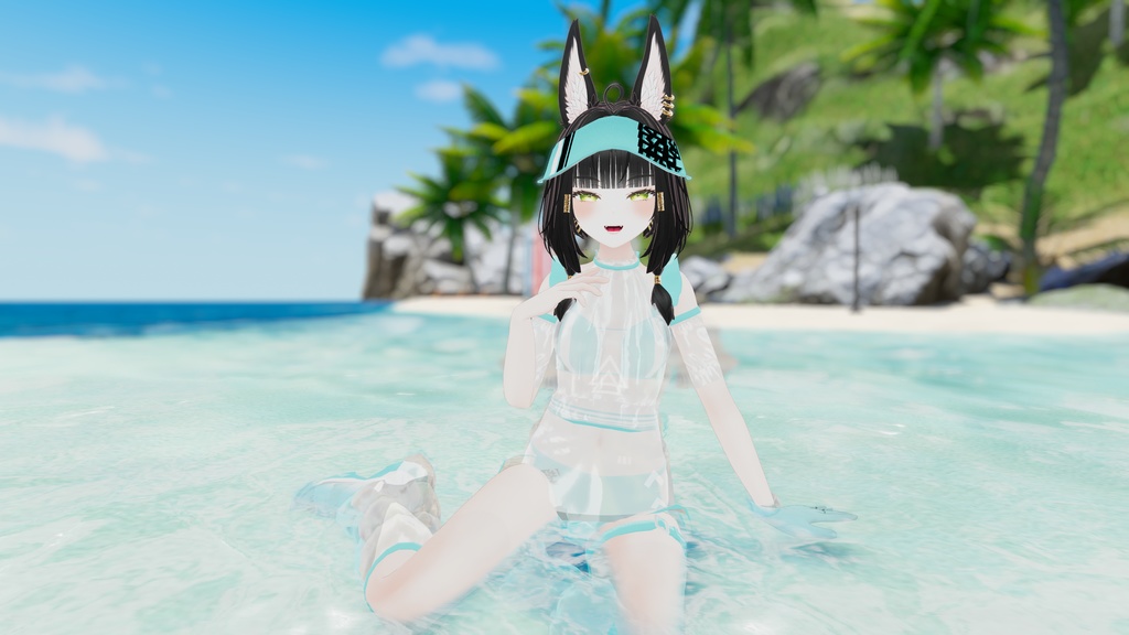 【3アバター対応】ビニールラッシュガード