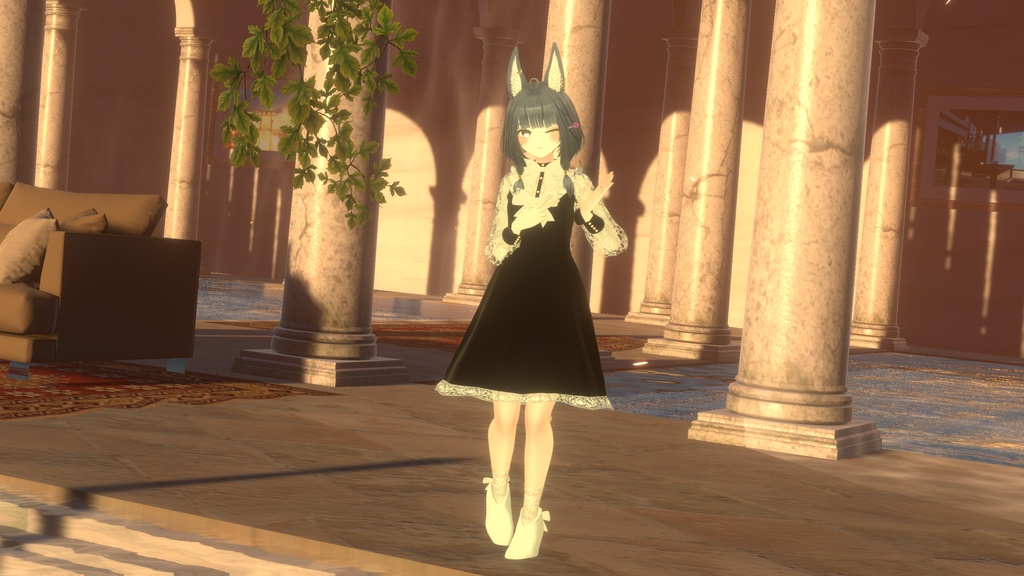 【5アバター対応】ゴシックワンピース