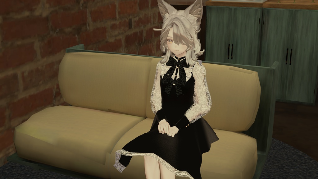 【4アバター対応】ゴシックワンピース