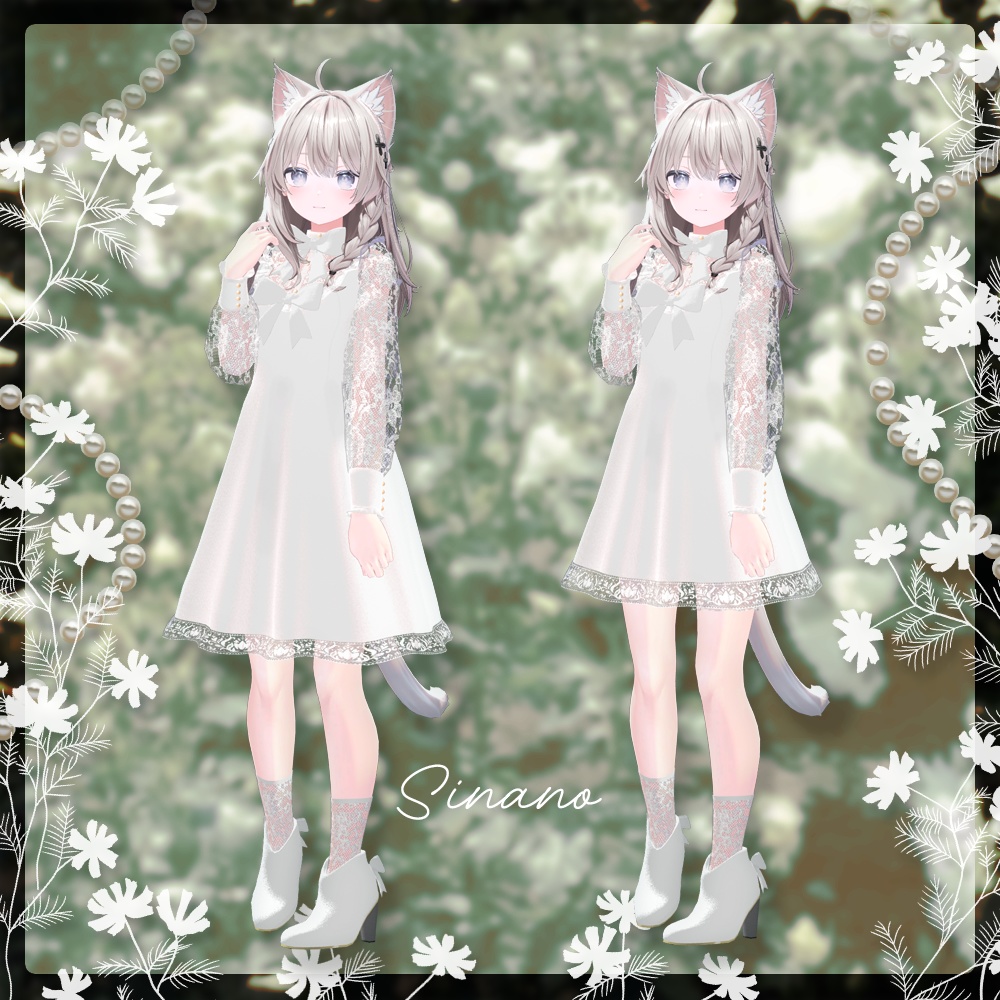 【4アバター対応】ゴシックワンピース