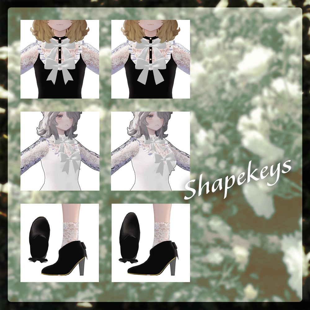 【4アバター対応】ゴシックワンピース