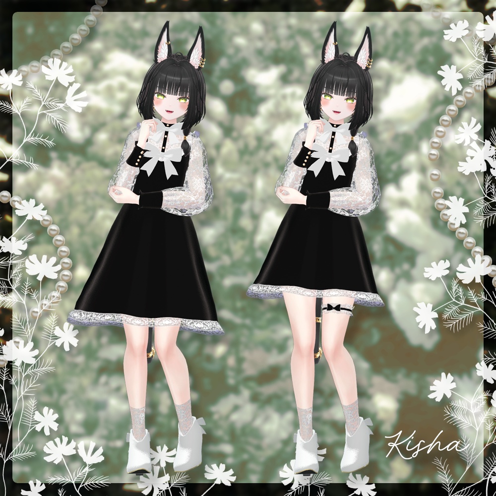 【4アバター対応】ゴシックワンピース