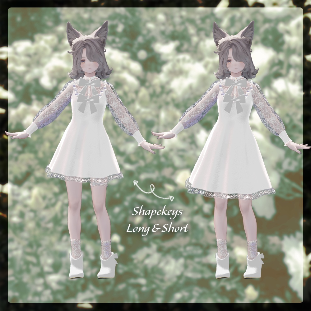 【5アバター対応】ゴシックワンピース