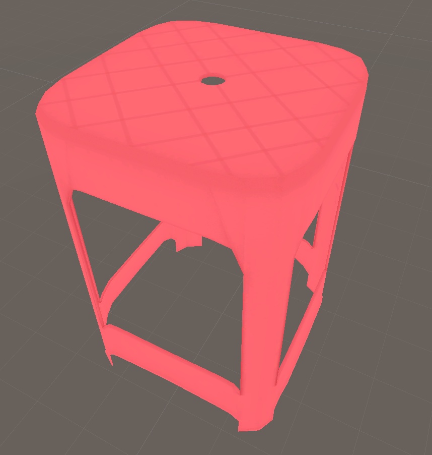 포장마차의자 (プラスチック製の椅子, plastic chair)