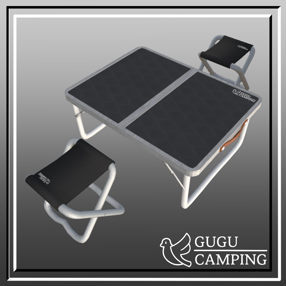 가벼운 캠핑 의자, 테이블 (軽いキャンプチェア、テーブル)