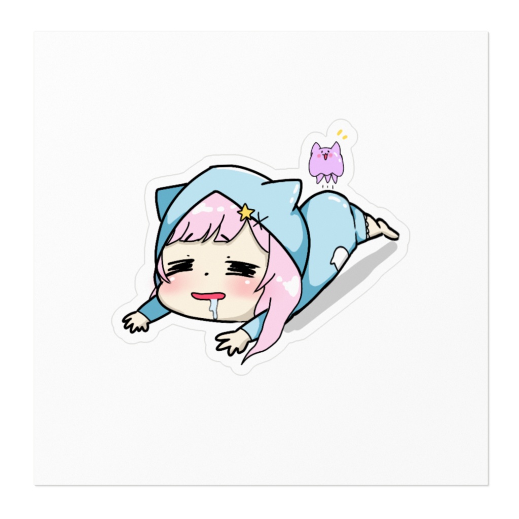 ぐうたらしずくステッカー!