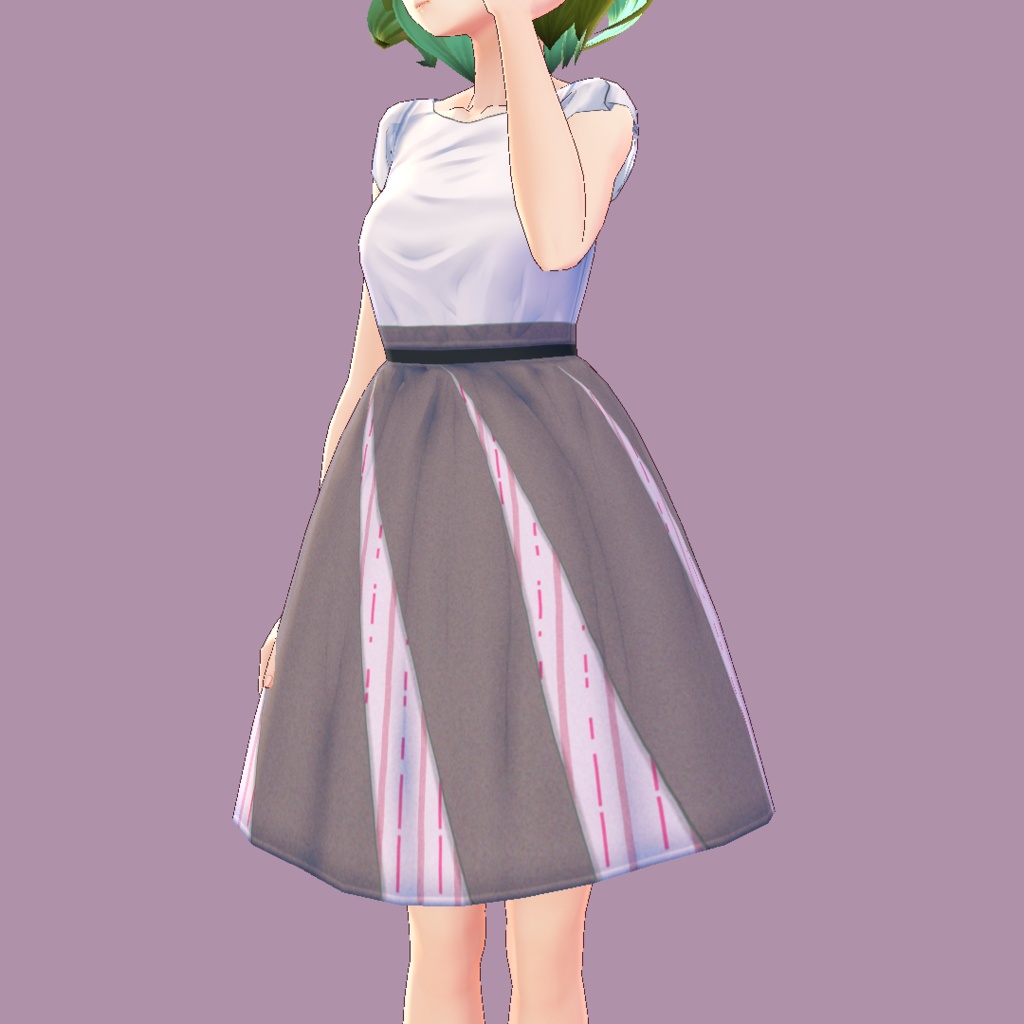 【Vroid用】スカートとシャツ