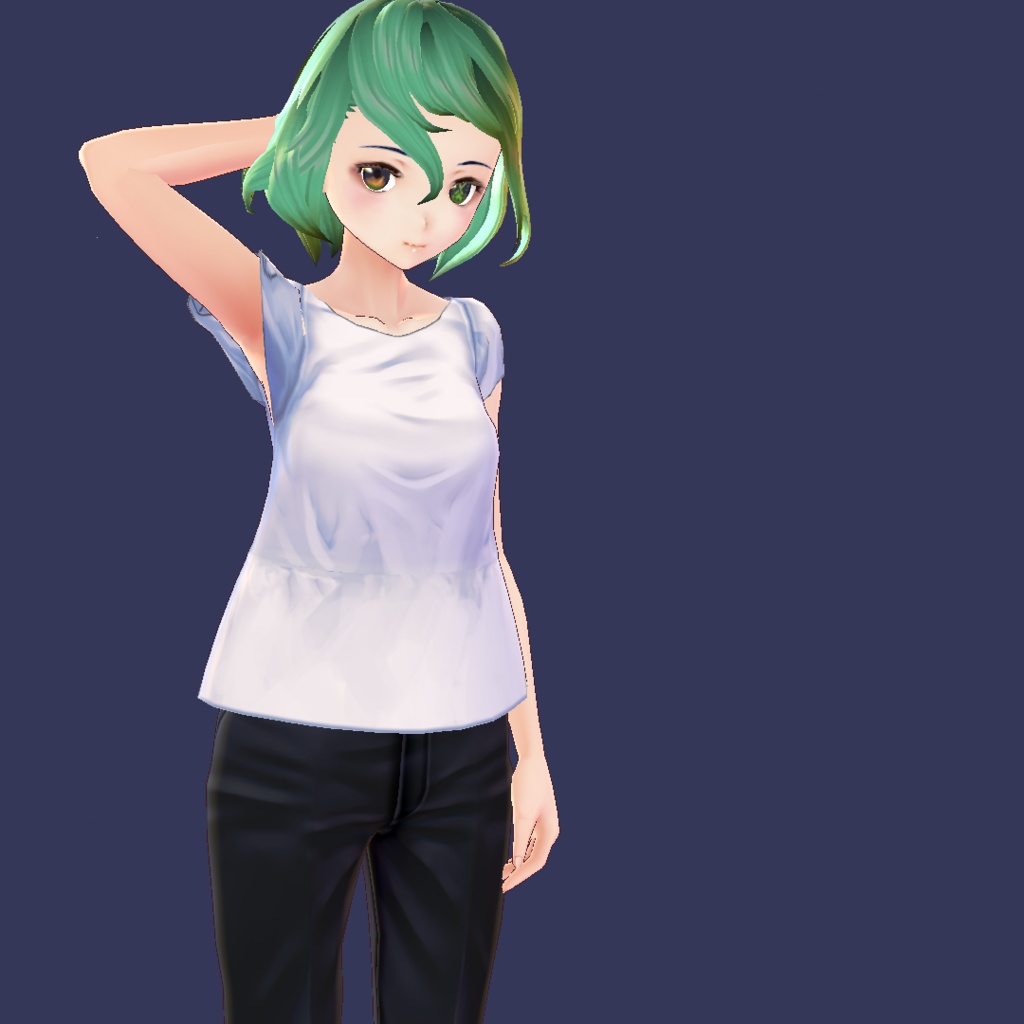 【Vroid用】スカートとシャツ