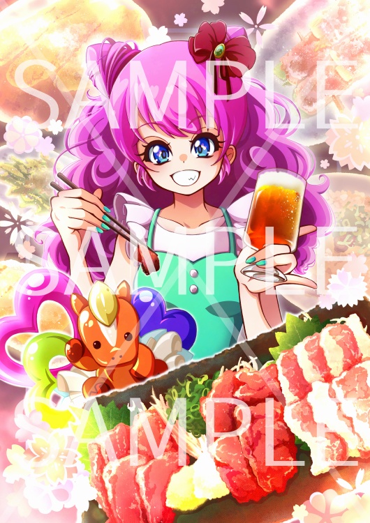 つくイラ旅3「馬舞屋」様ポストカード