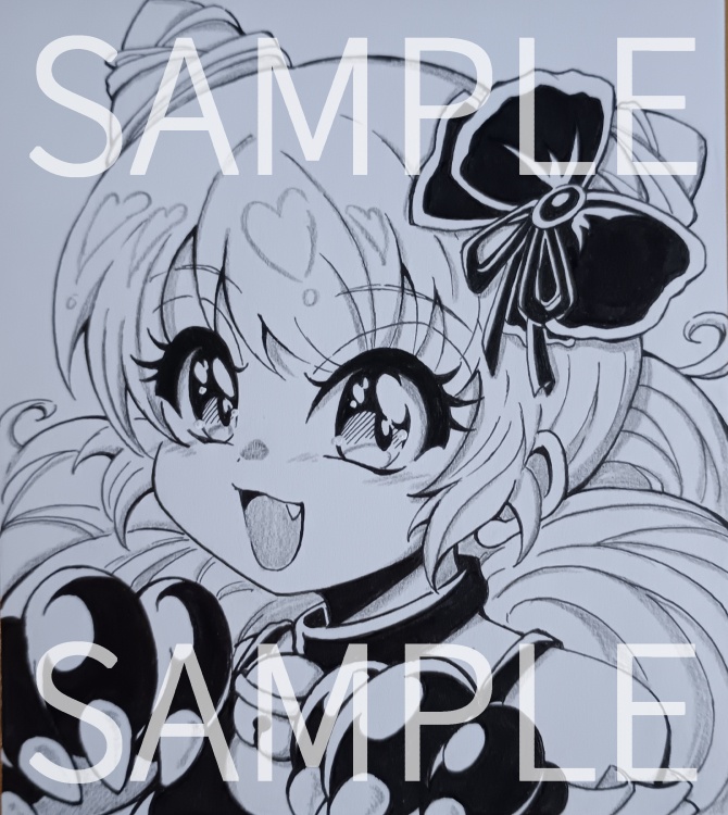 オリジナルキャラクターミニ色紙