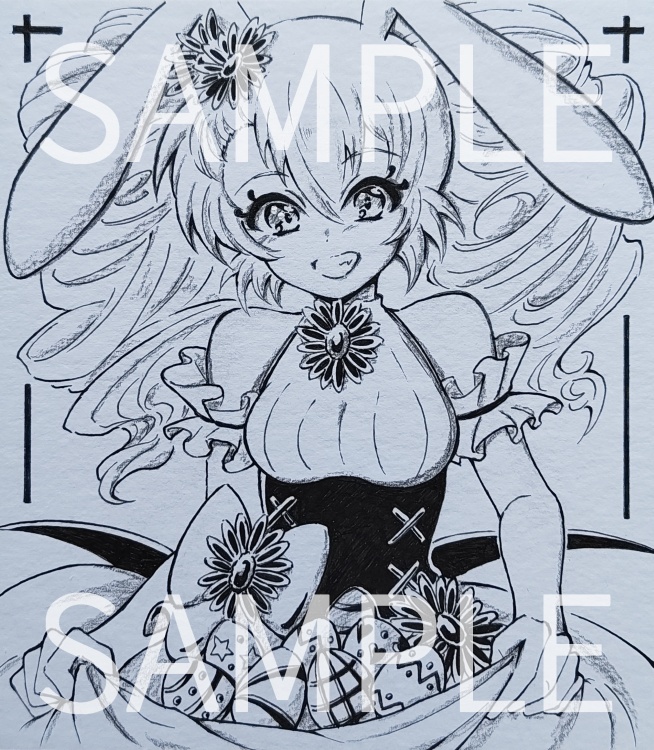 オリジナルキャラクターミニ色紙