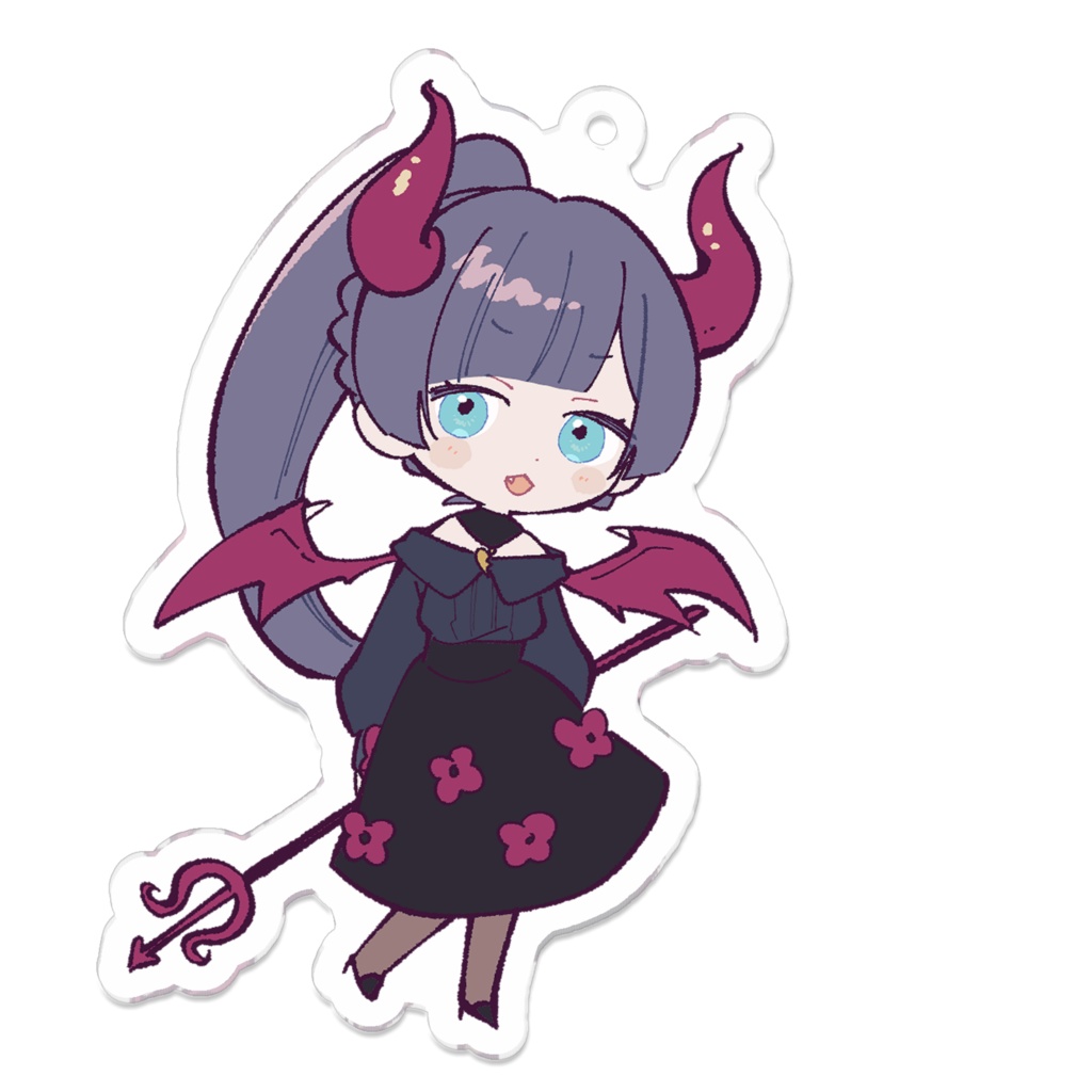悪魔アクリルキーホルダー