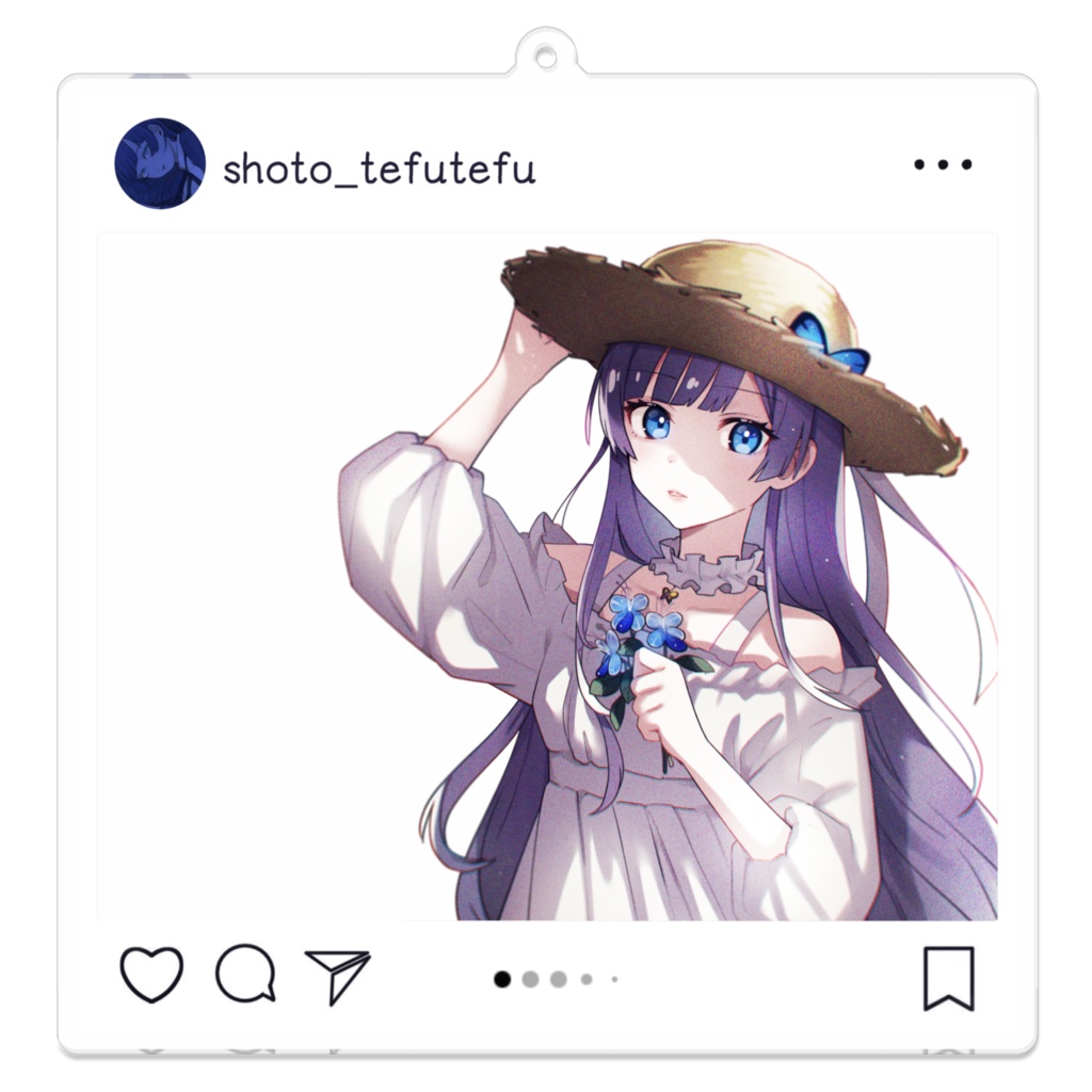 Instagram風アクキー①