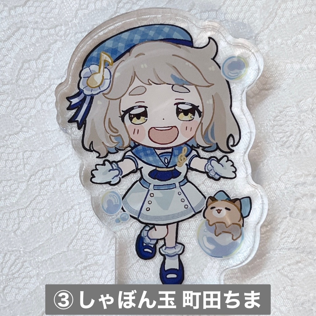 【非公式】自立アクリルブロック+ステッカー セット