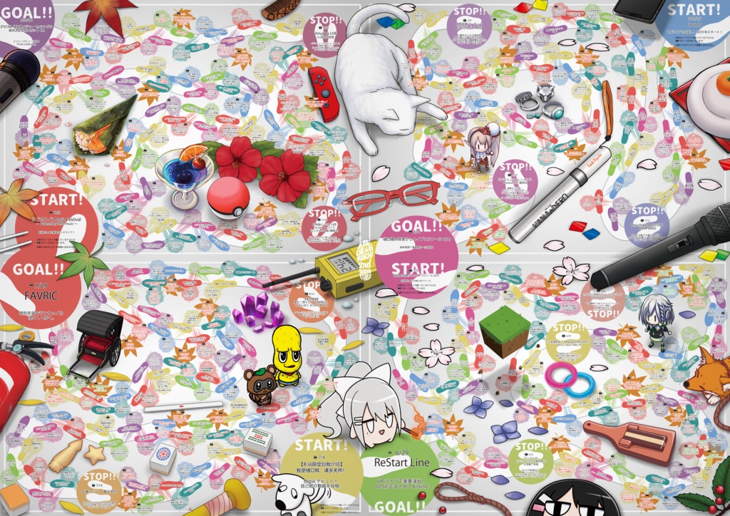 樋口楓2周年記念すごろく