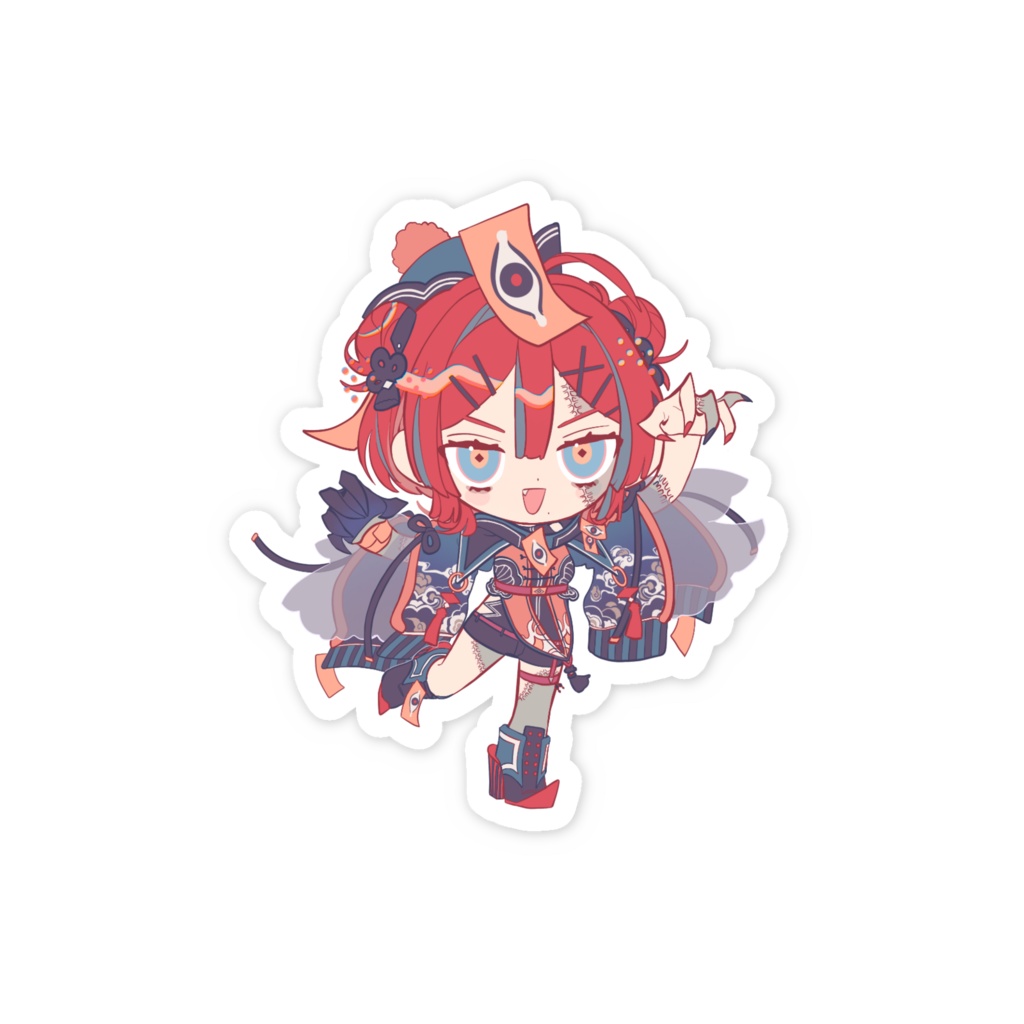 暁華 ハロウィン衣装 ステッカーB