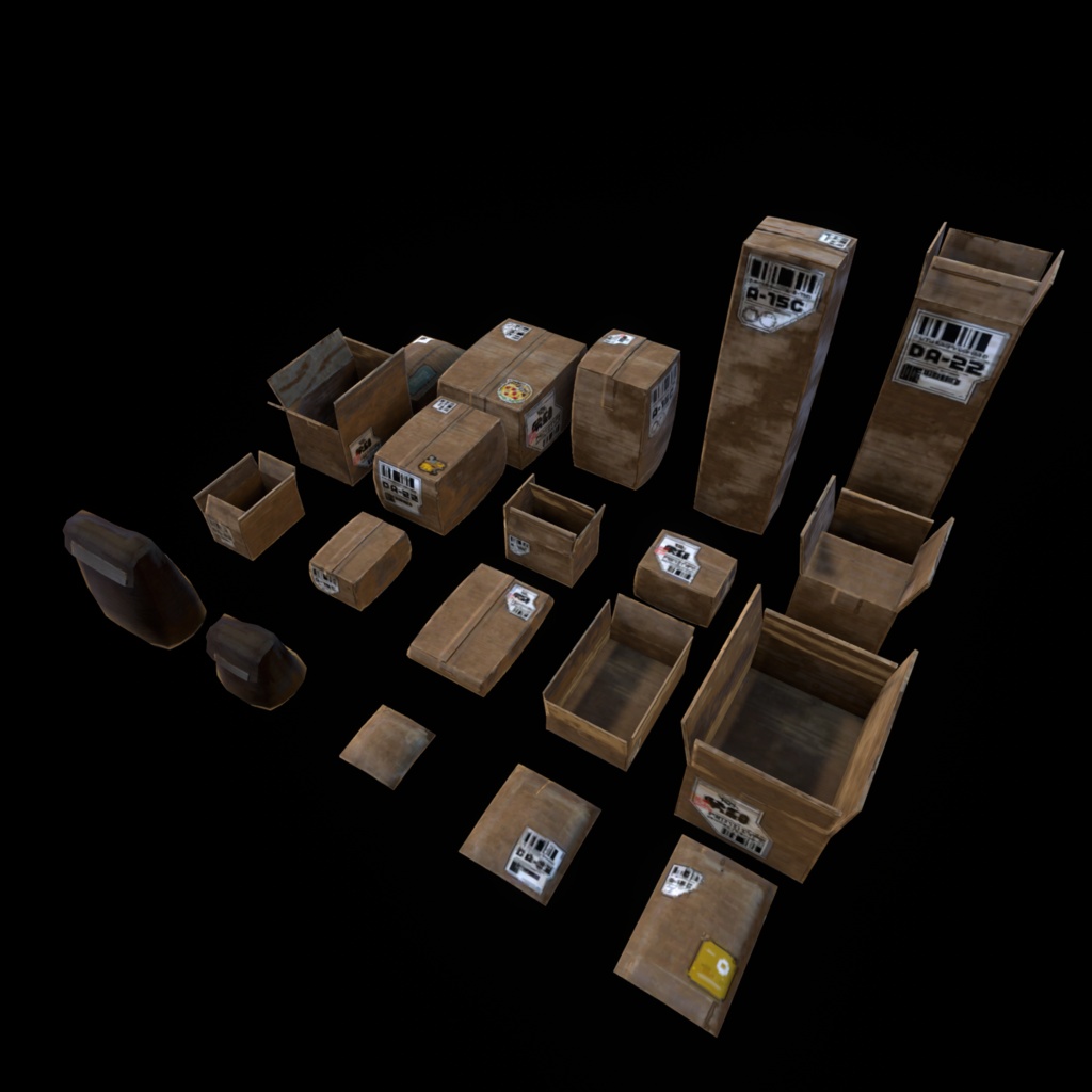 【Unity向け】路地裏学園 - Urban Back Alley Props 301点