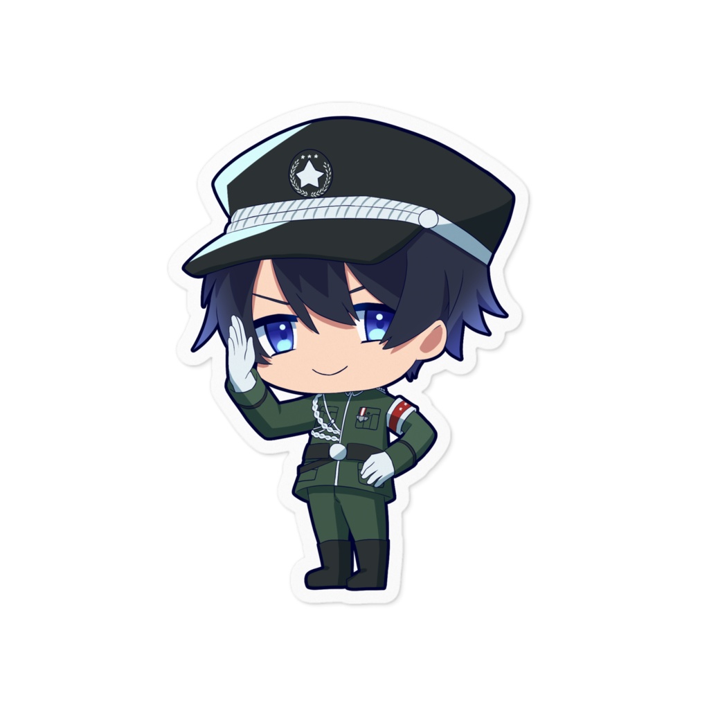 蒼月真ちびキャラステッカー