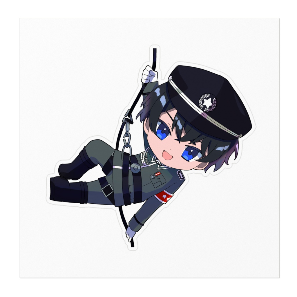 ㇻぺ月ステッカー