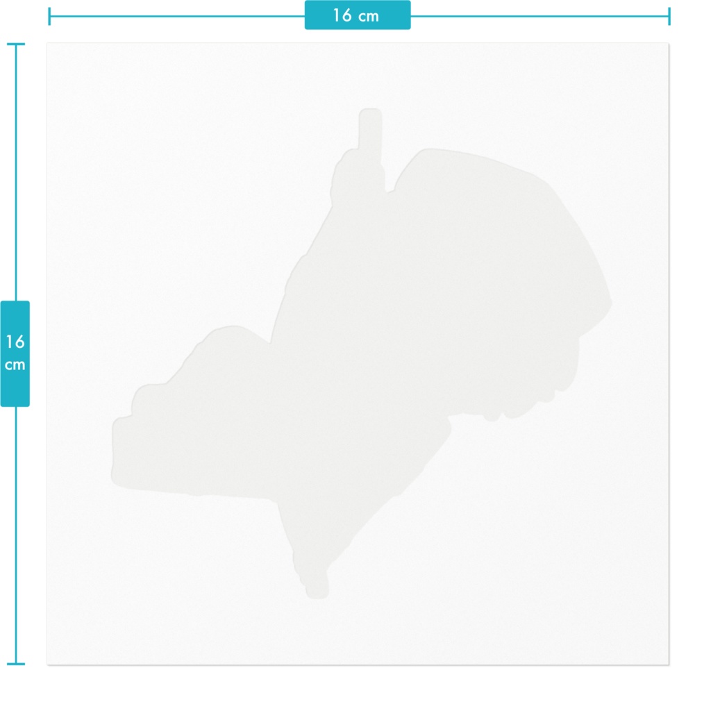 ㇻぺ月ステッカー
