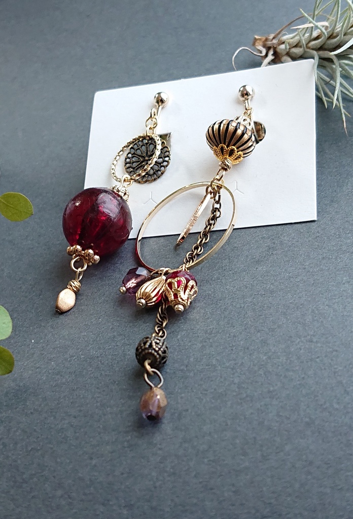 大倶利伽羅イメージ耳飾り