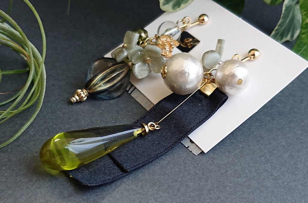 鶯丸イメージ耳飾り