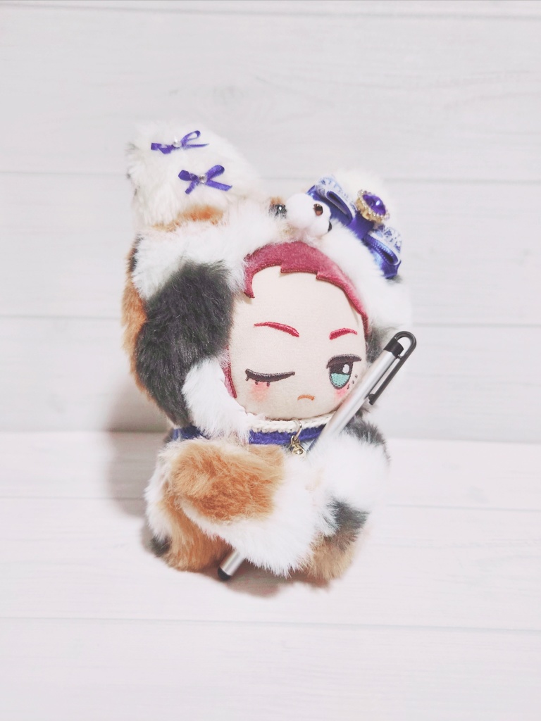 ぬい服 ふわふわみけねこさん