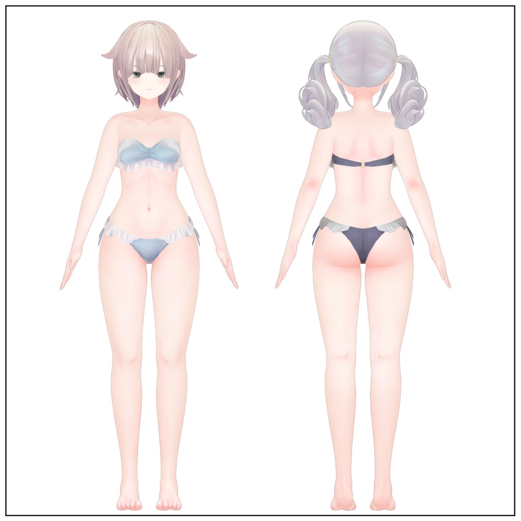 『ZZZ(ぐーぐー)』ちゃん / オリジナル3Dモデル