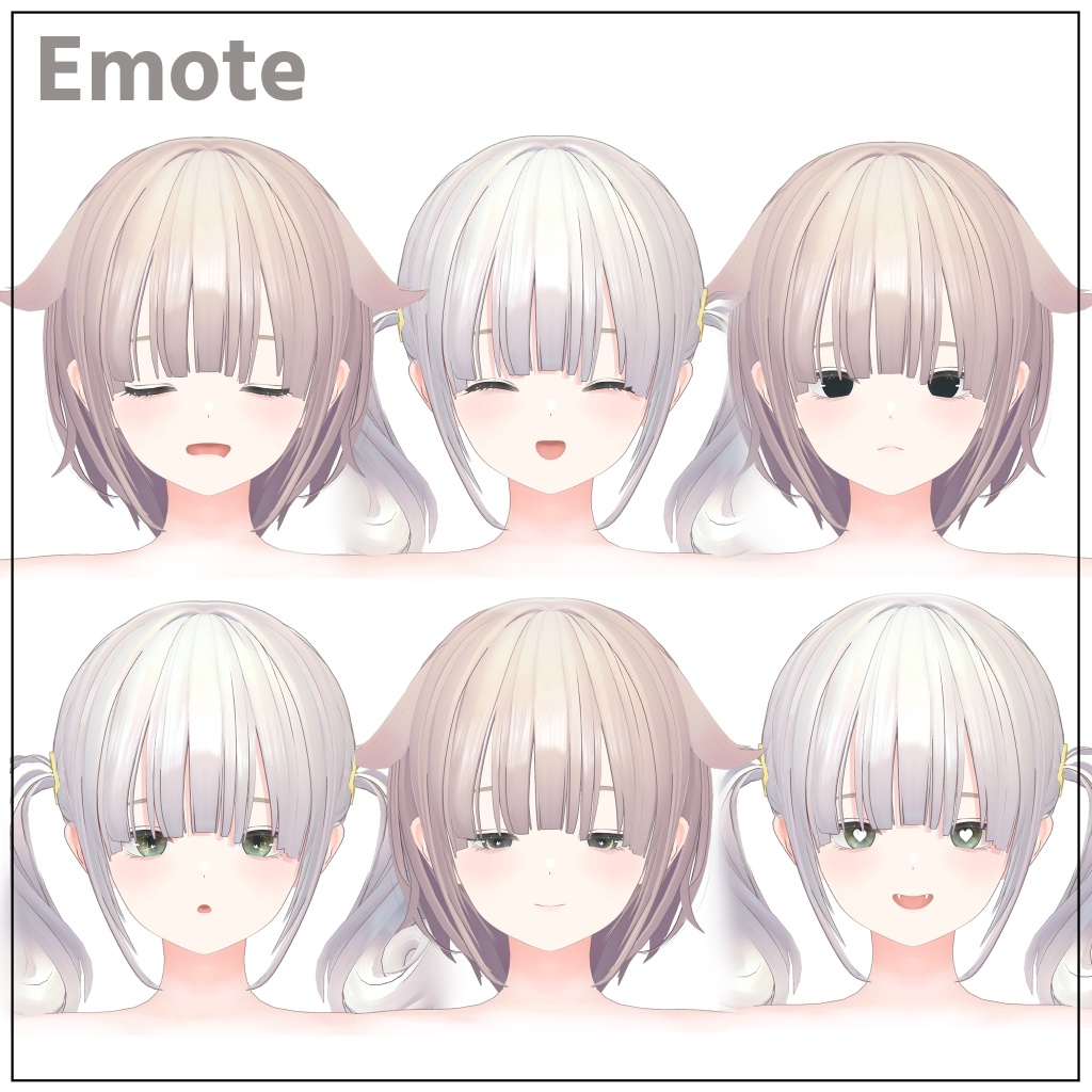 『ZZZ(ぐーぐー)』ちゃん / オリジナル3Dモデル